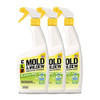 JELMAR JELCMM6 CLR PB-CMM-6 Mold and Mildew Stain Remover, 32 oz. Spray Bottle (3)