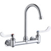 Elkay EWMA6020C  Stainless Steel 60" x 20" x 8" Wall Hung Multiple Station Hand Wash Sink Kit