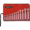 Proto 14-Piece Full Polish Combination Non-Reversible Ratcheting Wrench Set, 12-Point
