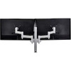 ATDEC PTY LTD AWMS-2-4640-F-S ATDEC AWM DUAL MONITOR DESK MOUNT - FLAT/CURVED UP TO 32IN - VESA 75X75, 100X100