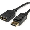 ROCSTOR Y10C233-B1 6 FT DISPLAYPORT VIDEO EXTENSION CABLE -