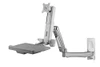 AMER NETWORKS AMR1AWSL EXTENDED WALL MOUNT SYSTEM PROVIDES A SIMPLE WAY TO MOUNT A KEYBOARD, MONITOR AN