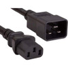 ENET SOLUTIONS, INC. C13C20-6F-ENC C13 TO C20 6FT BLACK POWER CORD