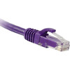 ENET SOLUTIONS, INC. C6-PR-2-ENC ENET CAT6 PURPLE 2 FOOT PATCH CABLE WITH SNAGLESS MOLDED BOOT (UTP) HIGH-QUALITY
