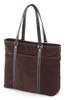 MOBILE EDGE LLC METL08 MOBILE EDGE - SUEDE ULTRA TOTE - 15.4IN - CHOCOLATE,GENUINE SUEDE