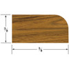 Whitecap Teak Stop Molding Small - 5