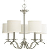 Progress Lighting 94463509 P4635-09 Inspire Collection 5-Light Chandelier, Brushed Nickel