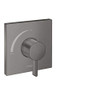 Hansgrohe 15724341 Hansgrohe Ecostat Square Pressure Balance Trim in Brushed Black Chrome