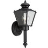 Progress Lighting 94584631 P5846-31 1-Light Wall Lantern, Black
