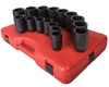 SUNEX  TOOL SU321MRD 3/8 Dr 21MM Semi-Deep ImpactSocket