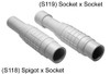 SPEARS S118-30 3" Sch 40 PVC Flow Span Soc Coupling (Repair) S118 Slip Fix