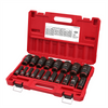 19PCSHOCKWAVE Impact Dutyâ„¢ 1/2 Drive SAE Deep 6 Point Socket Set