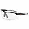 SKOLL Clear Lens Matte Black Safety Glasses