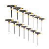14PC SAE/MET T-HANDLE HEX KEY SET