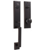 WESLOCK 06681-1I1SL2D Weslock 06681-1I1SL2D Woodward Single Cylinder Handle set with Impresa Knob in the Oil Rubbed Bronze Finish