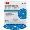 3M™ Hookit™ Blue Abrasive Disc Multi-hole, 36177 3M MMM36177