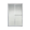 Sterling Plumbing S596046S STERLING Shower Door Bypass 65-1/2"H x 41 - 46"W Pebbled Glass Silver