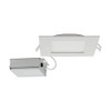 Satco SAT11830 12 WATT LED DIRECT WIRE DOWNLIGHT EDGE-LIT 4 INCH CCT SELECTABLE 120 VOLT DIMMABLE SQUARE REMOTE DRIVER