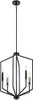 Kichler KK52351BK *CVR* LARGE FOYER PENDANT 4LT 60W