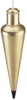 EMPIRE LEVEL 272-908BR 00998 8-OZ. BRASS PLUMBBOB W/2 TIPS