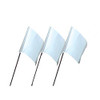 C H Hanson 337-15282 PK 100 21 WHITE STAKE FLAGS