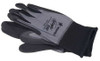Memphis Glove Ninja BNF 15 Gauge Gray Nylon/Spandex Shell Work Glove with Black Buckle, XS