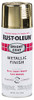 RUST-OLEUM 647-7710830 GOLD METALLIC BRIGHT COAT PAINT 11OZ. F.WT.