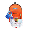 FIRST AID ONLY 579-90123 EMERGENCYCARE BACKPACK:43 PIECES