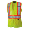 PIONEER 852-V1021860U-L 139U GREEN LADIES VEST MESH