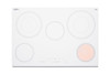 SUMMIT CR5B30T8W 30 Wide 208-240V 5-Burner Radiant Cooktop