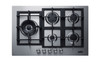 SUMMIT GCJ5SS 30 Wide 5-Burner Gas Cooktop In Stainless Steel