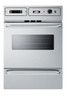 SUMMIT TEM788BKW 24 Wide Electric Wall Oven