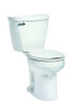 MANSFIELD 388.386LT.WHT Plumbing Summit Round SmartHeight Toilet with Tank Liner White