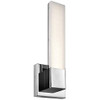 Kichler Neltev 14.5In. Led Sconce With Down Light Chrome kichler83792