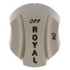 Royal Range 8018016 KNOB; NICKEL PLATED;