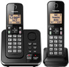 Panasonic KXTGC362B 2HS  TAD  1.6in. amber LCD  Illuminated HS Keypad  30 Call Block  CID  Handset Locator