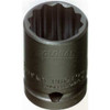 Proto B942923 Proto 1/2-Inch Drive Thin Wall Impact Socket, 12mm, 12 Point