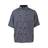 KNG M Active Chef Coat;Mens Slate/Black SS