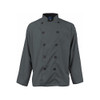 KNG Active Chef Coat;XL Mens Slate/Black LS