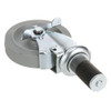 SWIVEL STM CASTR W/BRK;5 W  1-1/2 OD TUBING
