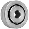 ROLLER; 1"OD;1/4"ID;NYLON TIRE