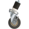 SWIVEL STEM CASTER;3 W  1-5/8 OD TUBING
