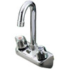 BACKSLPASH MOUNT FAUCET; - W/6" GOOSENECK
