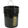 BUCKET5 GALLON;BLACK;PLA;STIC