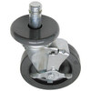 STEM CASTER (W/BRAKE);5" WHEEL FOR 1" TUBING