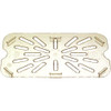 DRAIN TRAY 1/4 SIZE-135;CLEAR