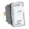 WHITE ROCKER DPST SWITCH;
