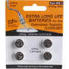BATTERY 1.5 VOLT; LR44PK;/4