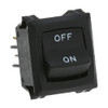 BLACK DPST ROCKER SWITCH;