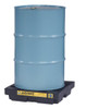 Justrite JT28653 EcoPolyBlend 12 Gallon Sump, 25" x 25" x 5.5" (LXWXH) Black 1 Drum Modular Accumulation Centers